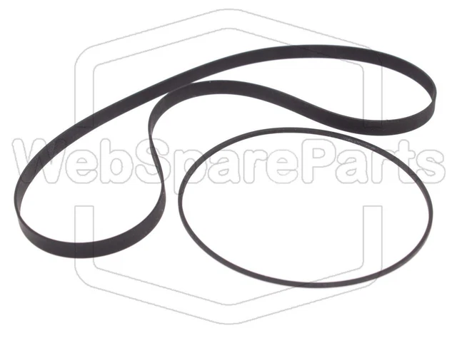 Courroie Platine Tourne-disque Thakker – Compatible Toshiba SR-F 330 – Remplacement Courroie Entraînement