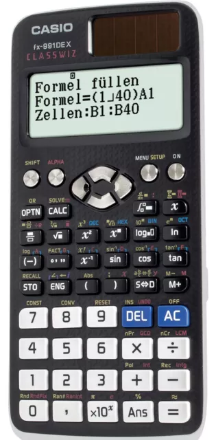 Casio FX-991DE X ClassWiz Wissenschaftlicher Rechner - Schwarz 2