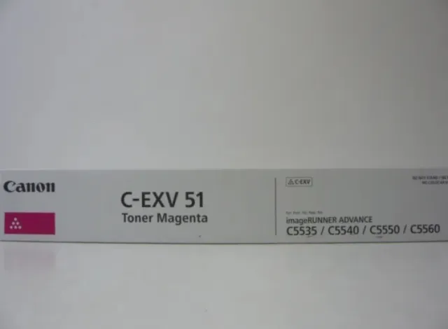 Canon C-Exv51 Toner Haute Capacite Original Magenta  Prix Ttc
