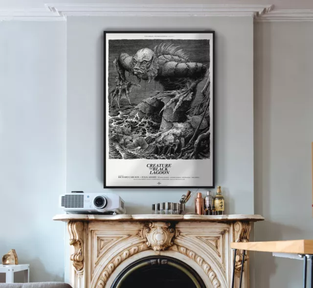 Creature From The Black Lagoon - High Quality Premium Poster Print