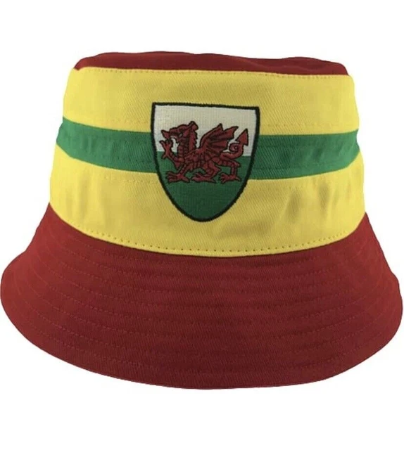 WELSH BUCKET HAT Wales Football Yma O Hyd Qatar World Cup Adult Hats Gareth Bale