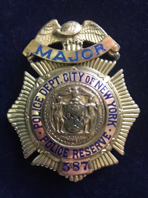 New York Police Reserve Badge