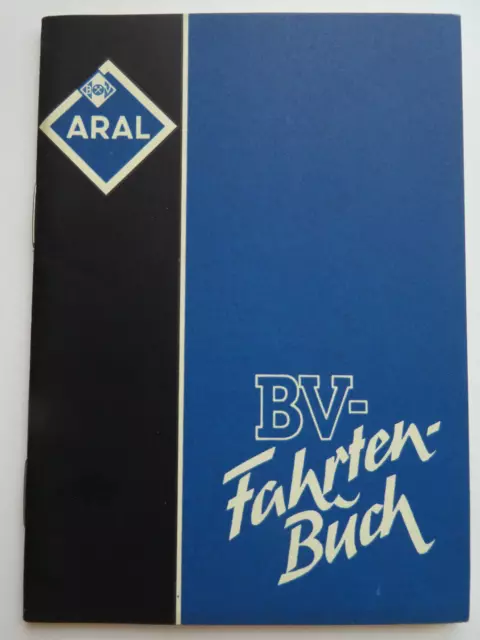 BV ARAL Fahrtenbuch 50er Jahre Bordbuch