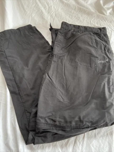 Gelert Men’s Walking Trousers Black 2XL (XXL) Shorts Convertible
