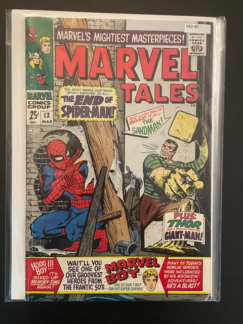 Marvel Tales 13 Vol 2 Low Grade 3.5 Marvel Comic Book D62-40
