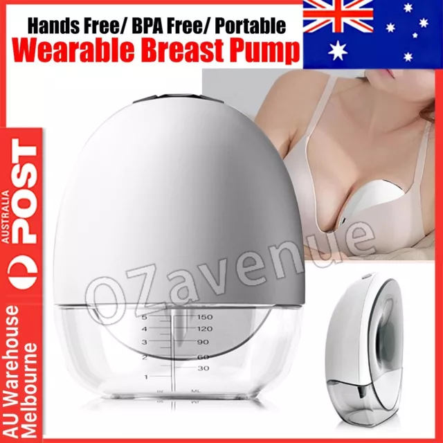 Portable Electric Breast Pump - USB Rechargeable, Silent & Hands-Free, Automatic