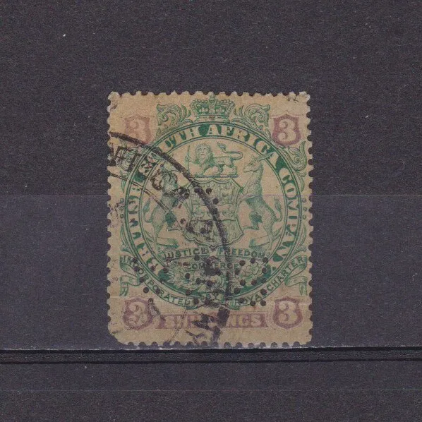 BRITISH SOUTH AFRICA COMPANY RHODESIA 1896, SG# 36, Used