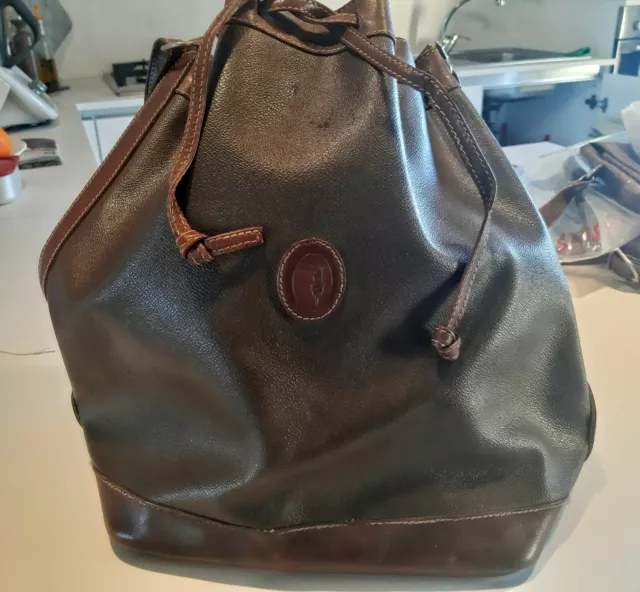 SECCHIELLO IN PELLE Vintage Trussardi EUR 60 00 PicClick IT