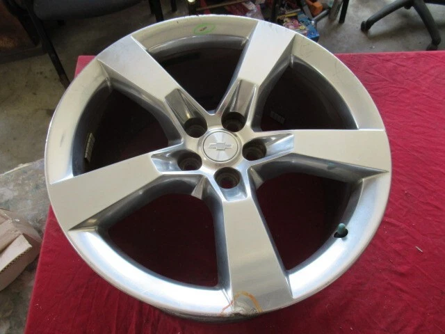 10-14 Chevy Camaro Ss Rear 20X9 Wheel Rim 5 Spoke Polished Chrome