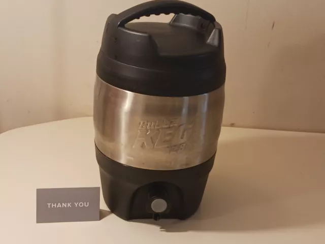 Bubba Keg 128oz 3.8L Stainless Steel Black Large Thermos with Spout Insulated