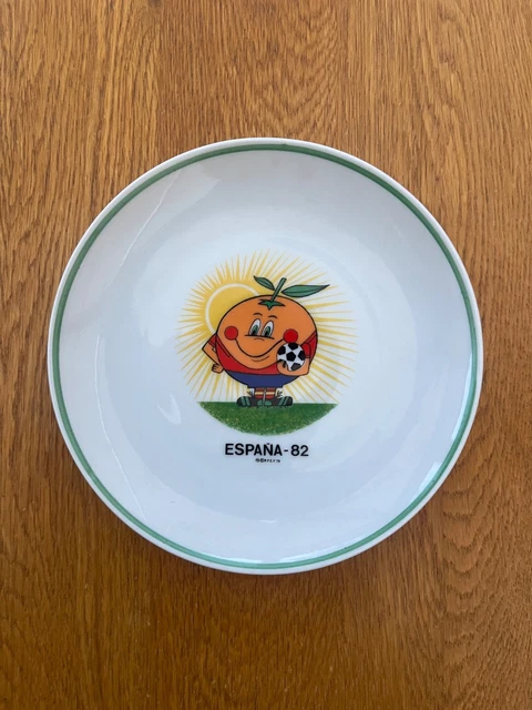 Lot De 2 Verres à Shot Vintage Naranjito - Coupe Du Monde Espagne 1982