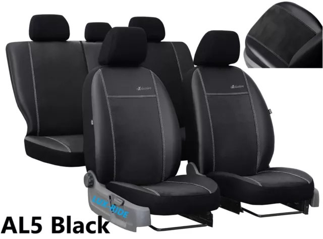 Vw Tiguan R-Line 2011 - 2015 Artificial Leather & Alicante Tailored Seat Covers