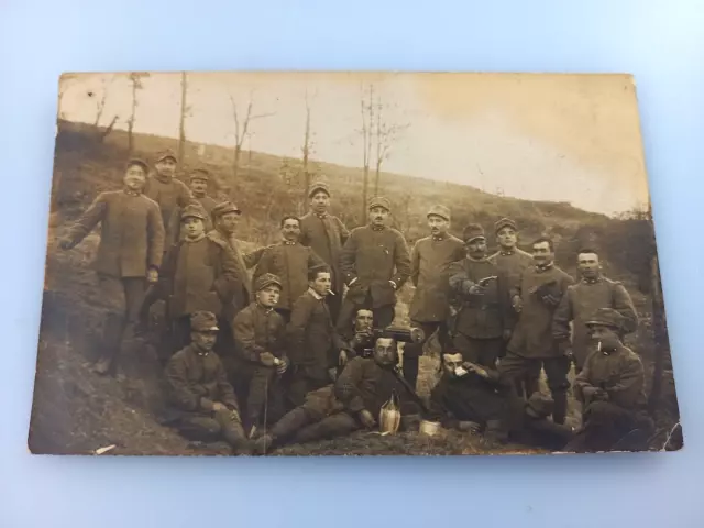 Fotografia Militare Mitraglieri Fiat Revelli   Ww1