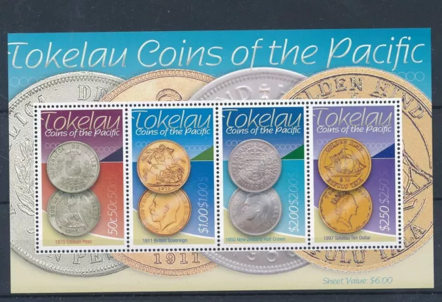 Tokelau 2009 - Coins of the Pacific - Miniature Sheet - MNH