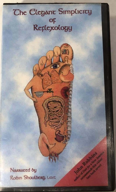 VHS The Elegant Simplicity of Reflexology - John Robbins - C*