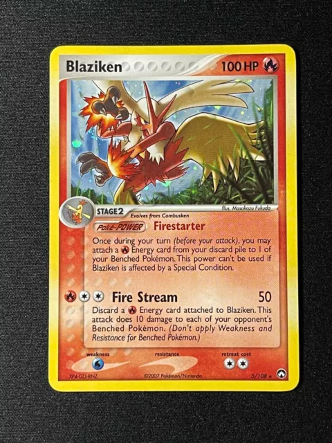 Blaziken┃5/108┃Ex Power Keepers┃Holo Rare┃Pokemon Card┃English┃Excellent