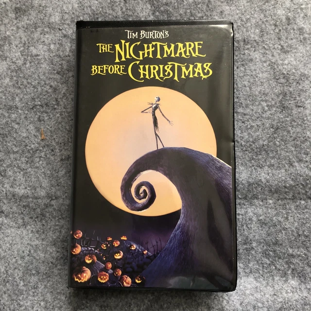 The nightmare before christmas vhs ebay