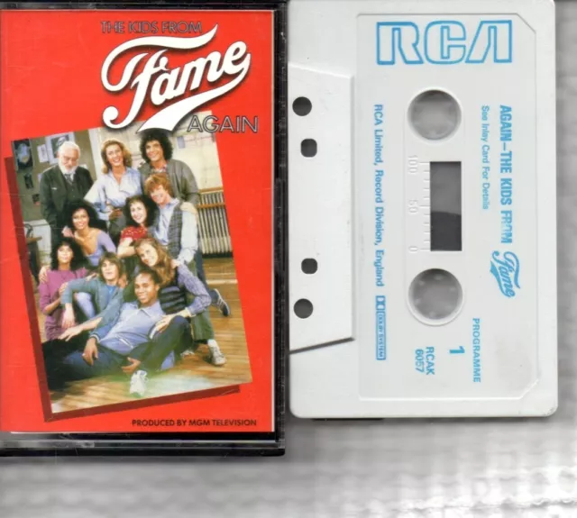 THE KIDS FROM FAME AGAIN - Original TV Soundtrack - Cassette Tape Album