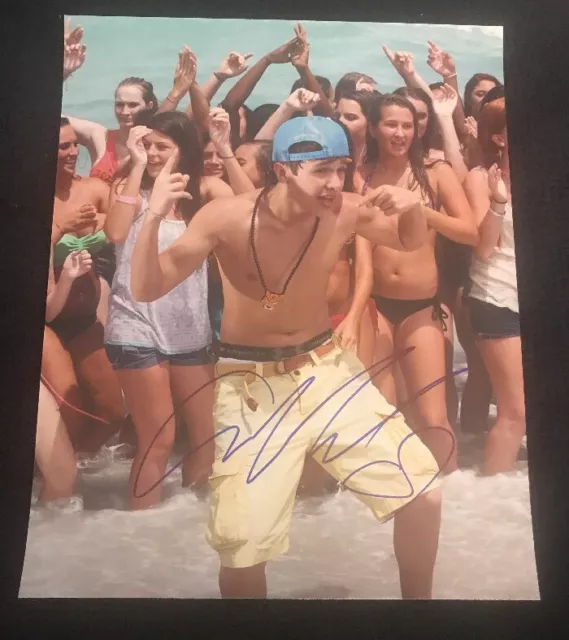 Austin Mahone Signed 8X10 Photo Sexy Justin Bieber W/Proof+Coa Rare Wow