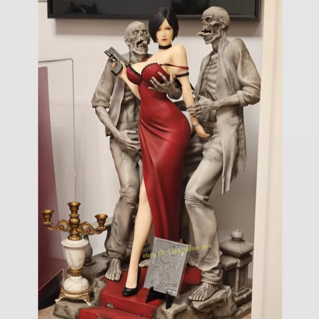 GREEN LEAF Resident Evil Cheongsam Ada Wong 1/4 Resin Painted Statue DX Ver