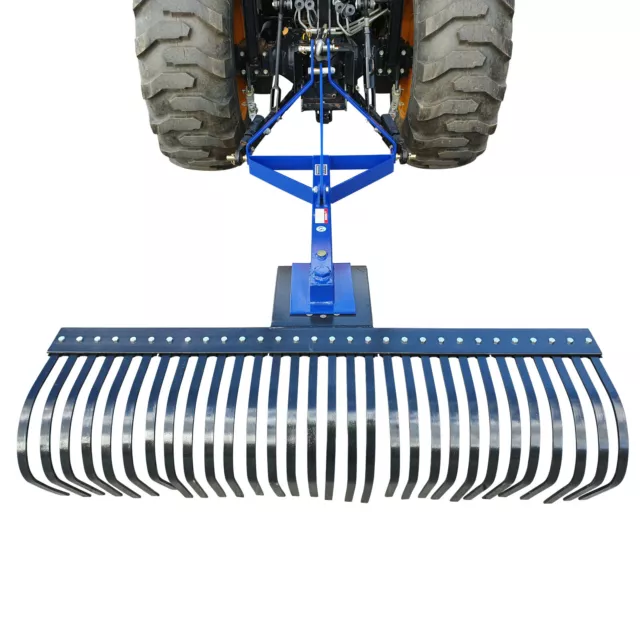 Dissy Machinery Landscape Stick Rake 6Ft 1800Mm Tractor 3 Point Linkage