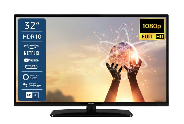 Jtc Centauris 3.2 Hd 32 Zoll Led Tv HOMEX 32 ZOLL LED Fernseher Full HD Smart TV Triple-Tuner gebraucht