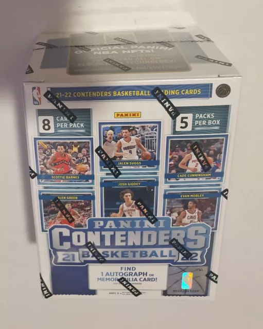 NBA Basketball Trading Cards 2021-22 Panini Contenders Blaster Box 40 cards