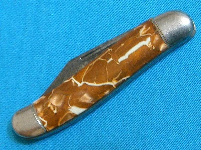 Vintage'38-55 Hammer Brand Usa Serpentine Jack Knife Pocket Knives Tools Antique