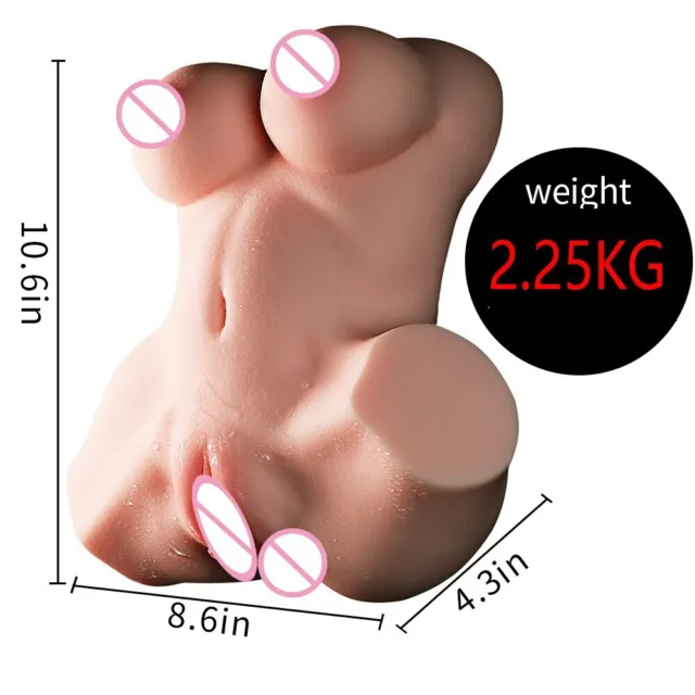 Sex-Realistic-Doll-torso-Male-3D-Big-Breast-Ass-Realistic-Vagina-For Men Toys