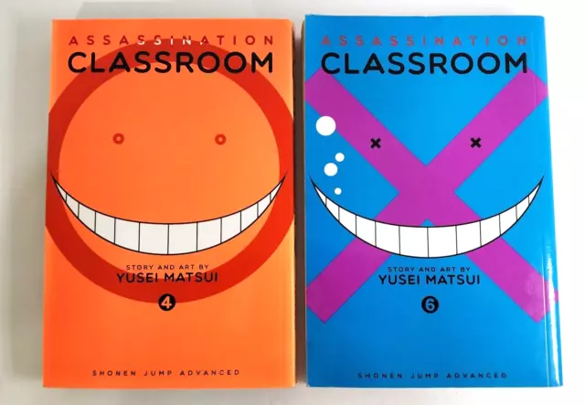 Assassination Classroom Shonen Jump Advan Manga English Vol. 4 & 6 Yusei Matsui