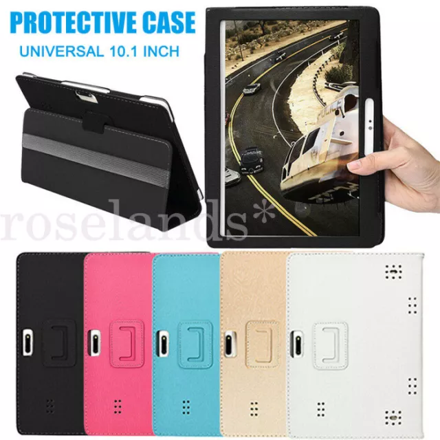 Universal Folio Leather Stand Cover Case For 10/10.1 Inch Android Tablet PC Case