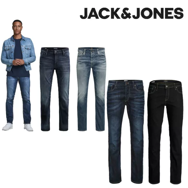 Jack & Jones Original Men's Regular Fit Jeans Denim Straight Leg Basic Pants