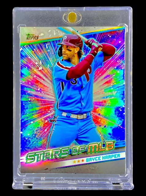 BRYCE HARPER RAINBOW REFRACTOR SP Insert Topps Series 1 Base Non Auto - PHILLIES