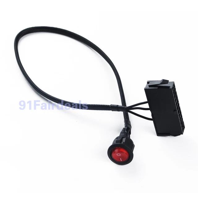 24PIN FEMALE ATX PSU PC Power Supply Starter Tester Start Up Jumper