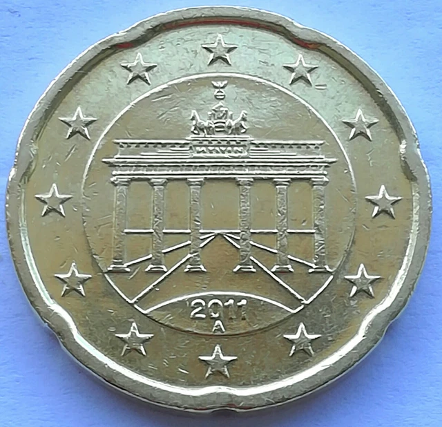 GERMANIA 20 cent 2011 zecca A Berlino