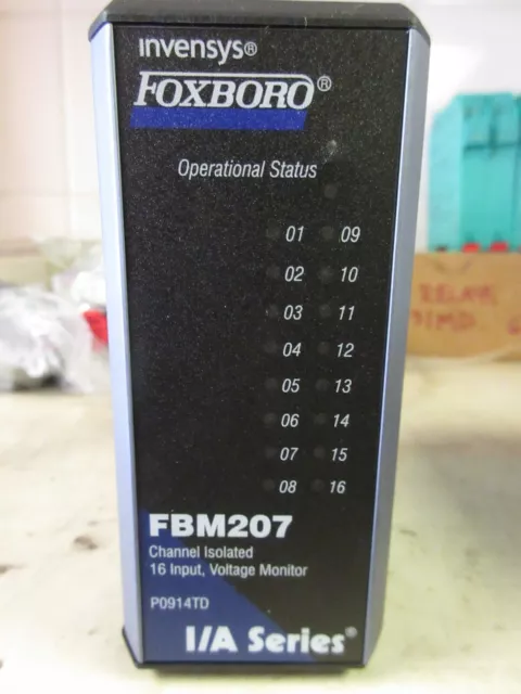 FOXBORO FBM 207 Channel isolated 16 input Voltage Monitor BIG REDUCTION