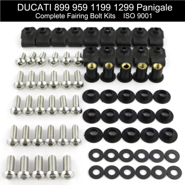 Stainless Fairing Bolts Screws Fasteners Kit Fit For DUCATI 1199 1299 Panigale