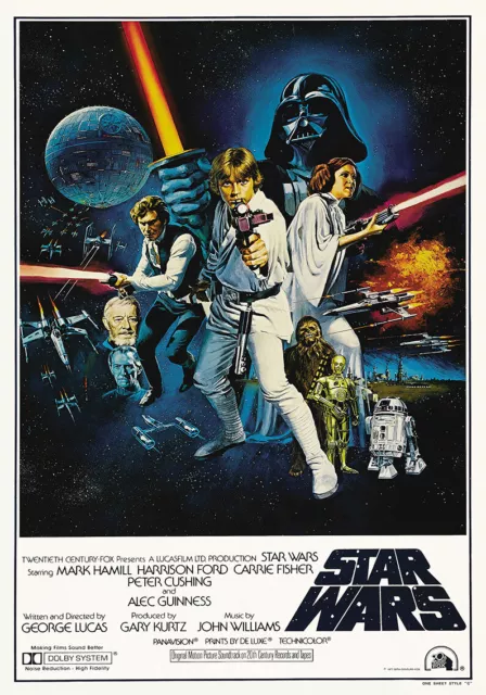 STAR WARS Movie Film (1977) POSTER Plakat #312