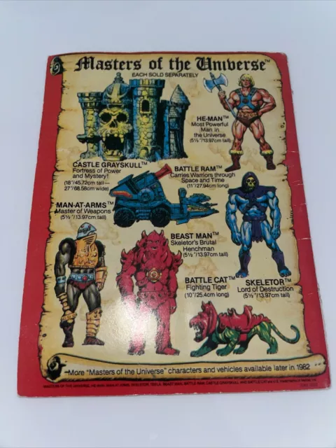 Mini Comic MOTU Masters of the Universe -The Vengeance of Skeletor Englisch 1981 2
