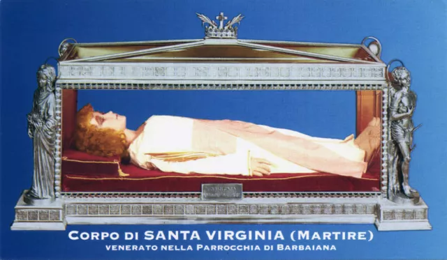 Santino Holy Card Santa Virginia Martire