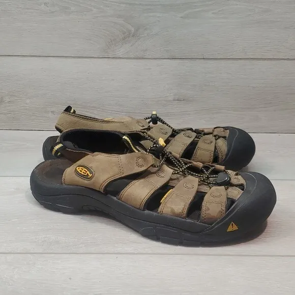KEEN MENS NEWPORT Outdoor hiking Leather Fisherman Sandals shoes sz 11. ...