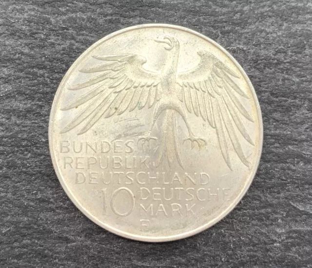 625 Moneda de Plata,10 Deutsche Mark,Rfa ,Juegos Olímpicos München,1972 ,Para