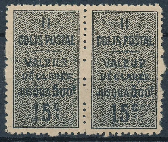 [BIN20202] Argelia 1921/26 Railway Tête Bêche en muy buen estado como nuevo sin estampillas de goma sin embalaje original