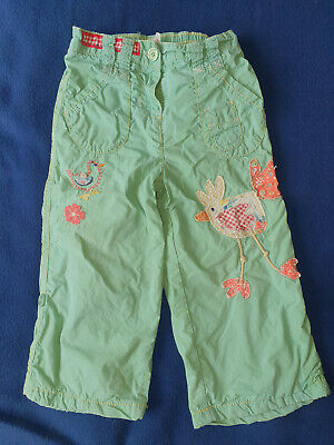 NEXT pantaloni/pantaloncini estivi verde chiaro ragazza - 18-24 mesi - In perfette condizioni