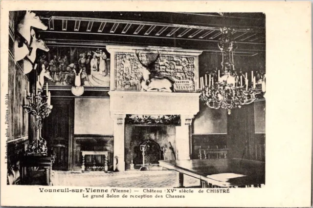 *47884 cpa Vouneuil sur Vienne - Château de Chistré - the Grand Salon