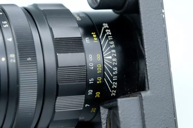 LEITZ CANADA ELMARIT-M 2,8 135mm mit Brille - technisch ok, Beschreibung lesen 3