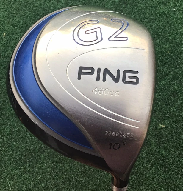 Ping G2 460cc Titanium 10° Driver Aldila NV 65-S Graphite Stiff OS Lamkin Grip
