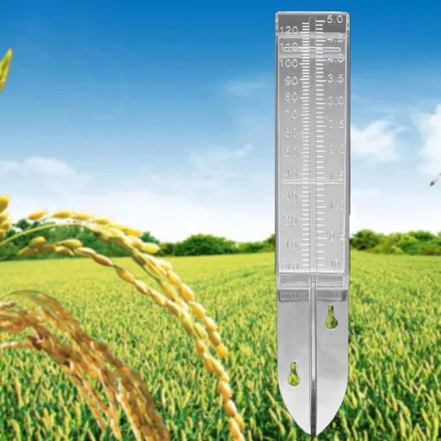 120ml Dual Scale Rain Gauge Garden Yard Rainfall Soil Water Measuring Meter T*/t