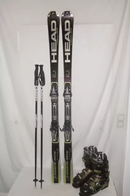 Head Ski " I-Shape Mtx " Top Allround Carver 163 Cm + Skischuhe Gr: 43 Im Set