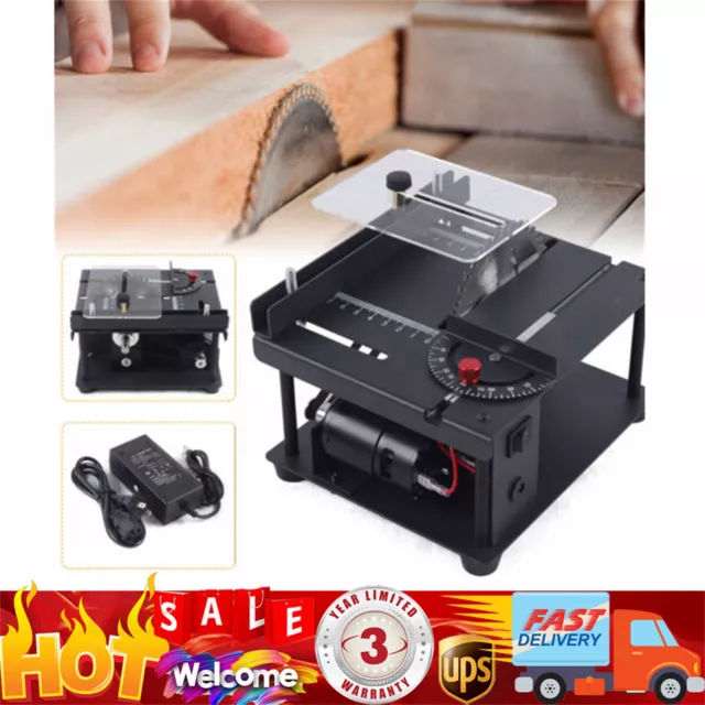 Multifunctional Mini Precision Table Saw Home DIY Woodworking Cutting Machine US